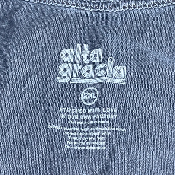 Dallas Cowboys Alta Gracia Light Navy Blue Unisex Sean Tank Top - Picture 2 of 6